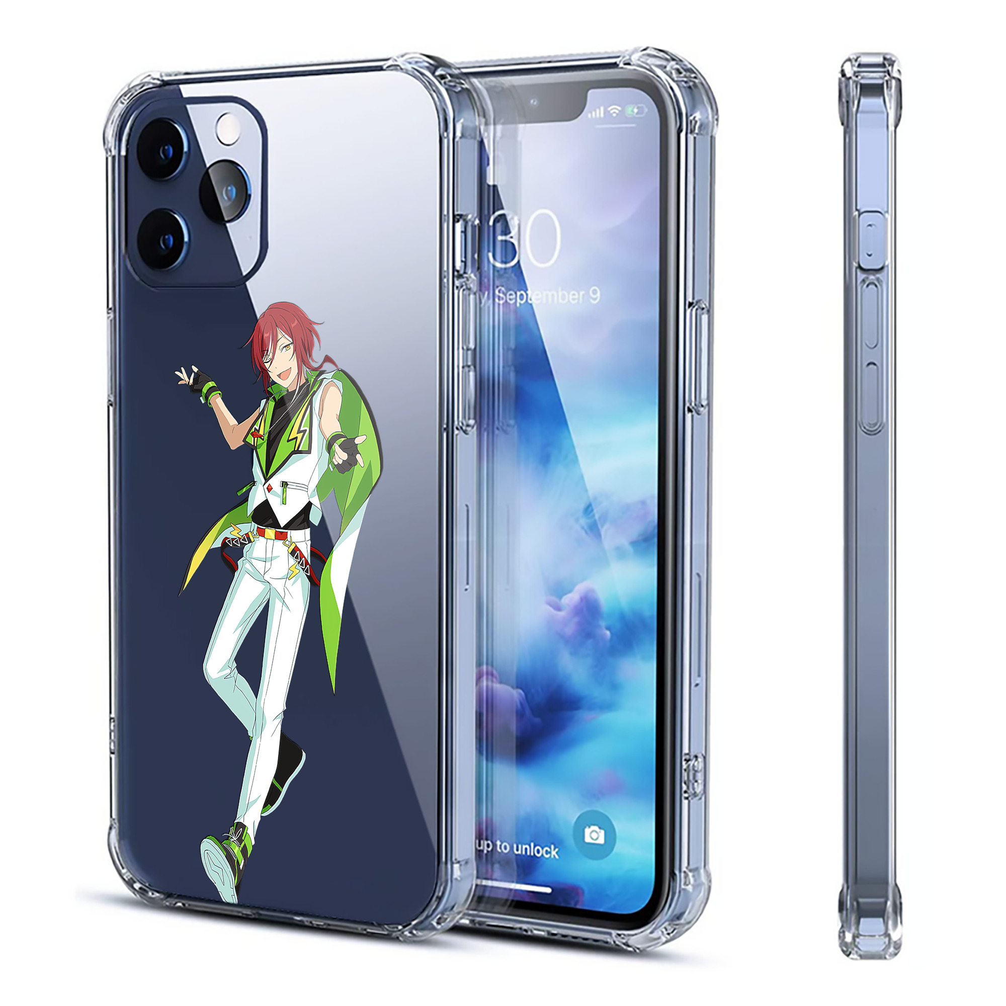 （画像用） あんさんぶるスターズ! Ensemble Stars 【iPhone 12シリーズ対応】透明スマホケース（クリアソフトケース）